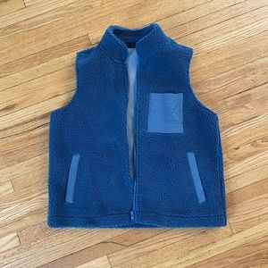 Blue Sherpa vest
